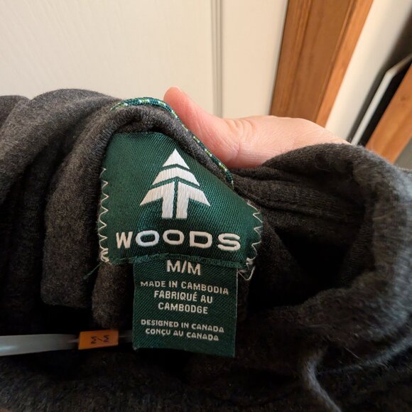 Woods Women's grey hoodie - Picture 3 of 3